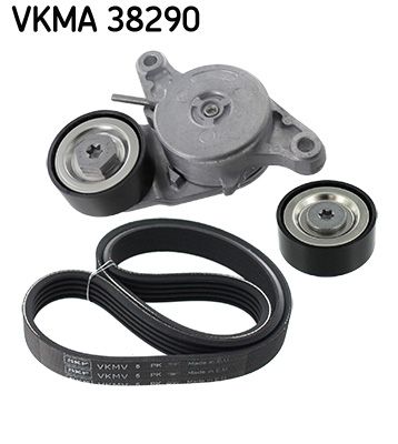 SKF Komplet klinastog rebrastog remena